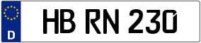 Truck License Plate